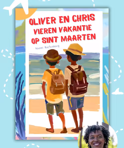 Oliver en Chris vieren vakantie op Sint Maarten WIN kinderboek
